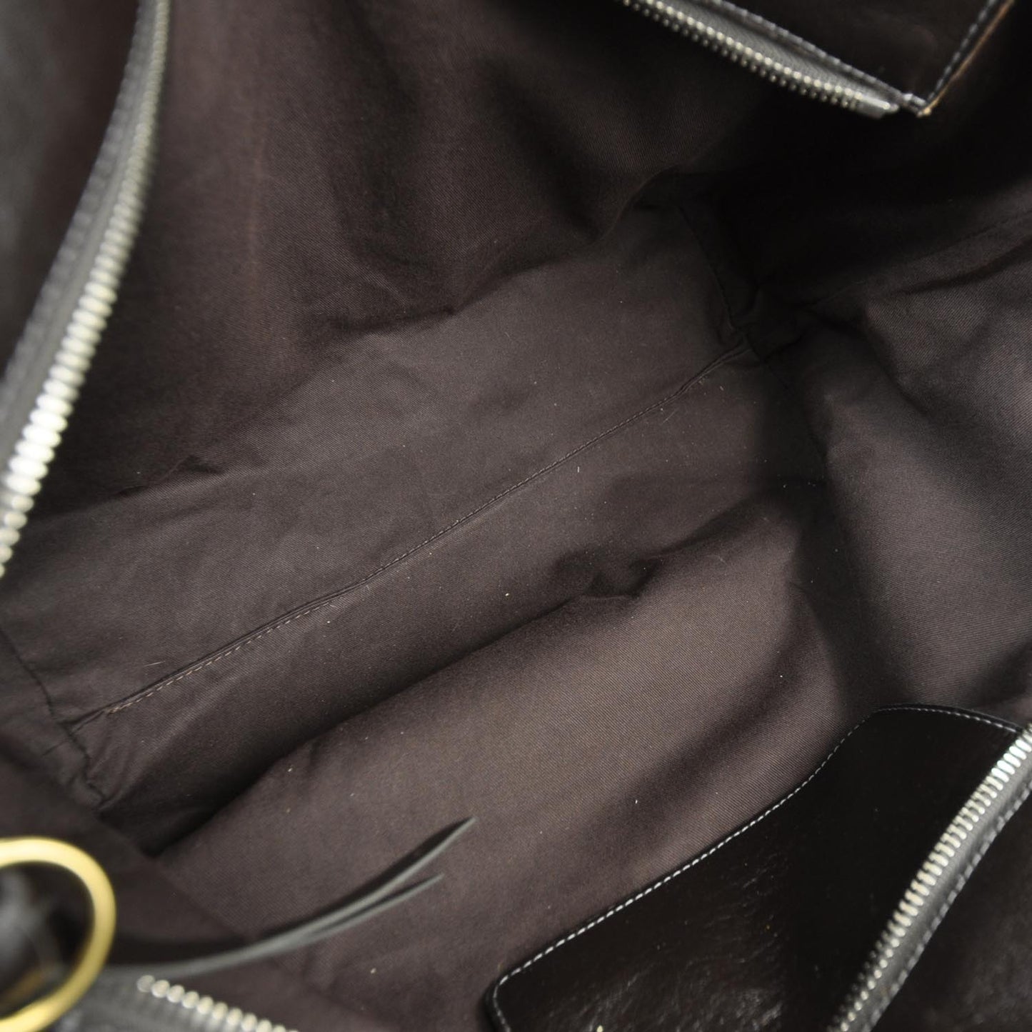 Leather Eclipse Tote Brown