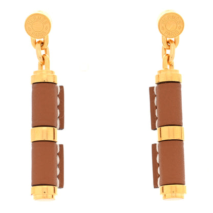 Hermes Swift PM Charniere Earrings Gold 1 of 4