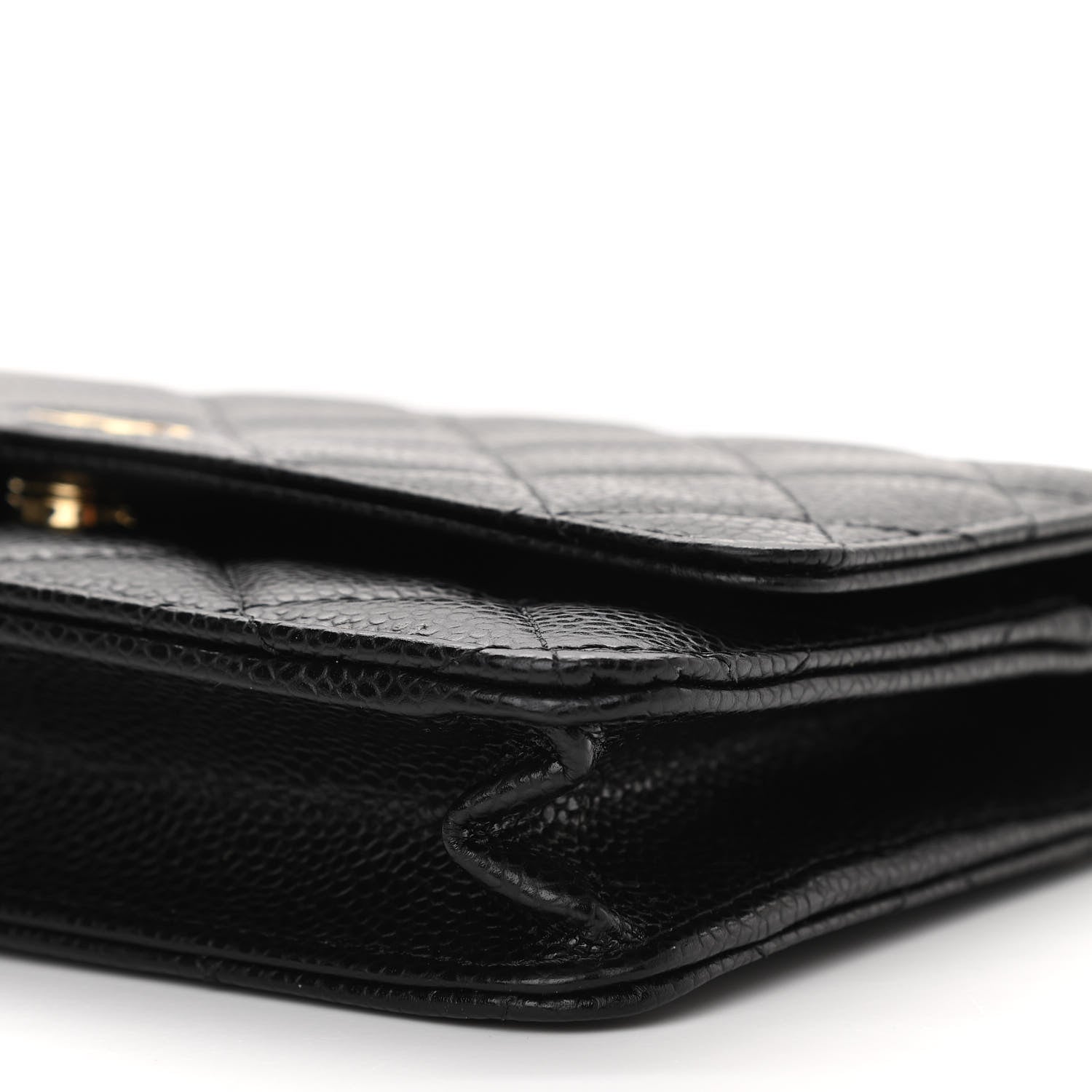 Chanel Caviar Quilted Wallet On Chain WOC Black 10 of 11