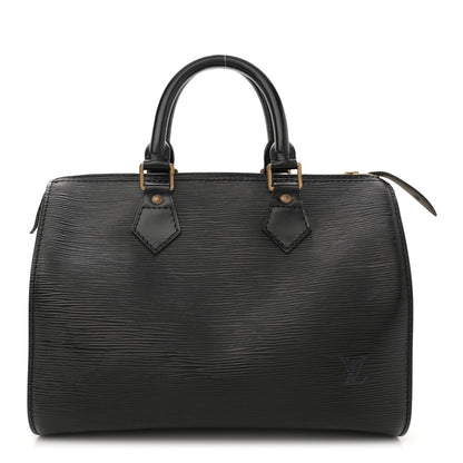 Louis Vuitton Epi Speedy 25 Black 1 of 15