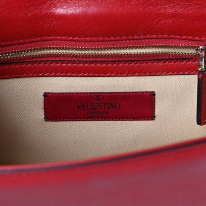 Valentino Garavani Vitello Small Glam Lock Rockstud Flap Red 6 of 10