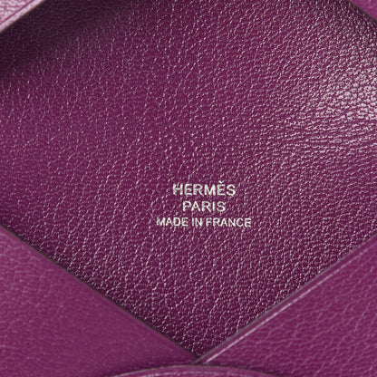 Hermes Chevre Mysore Calvi Card Case Anemone 6 of 6
