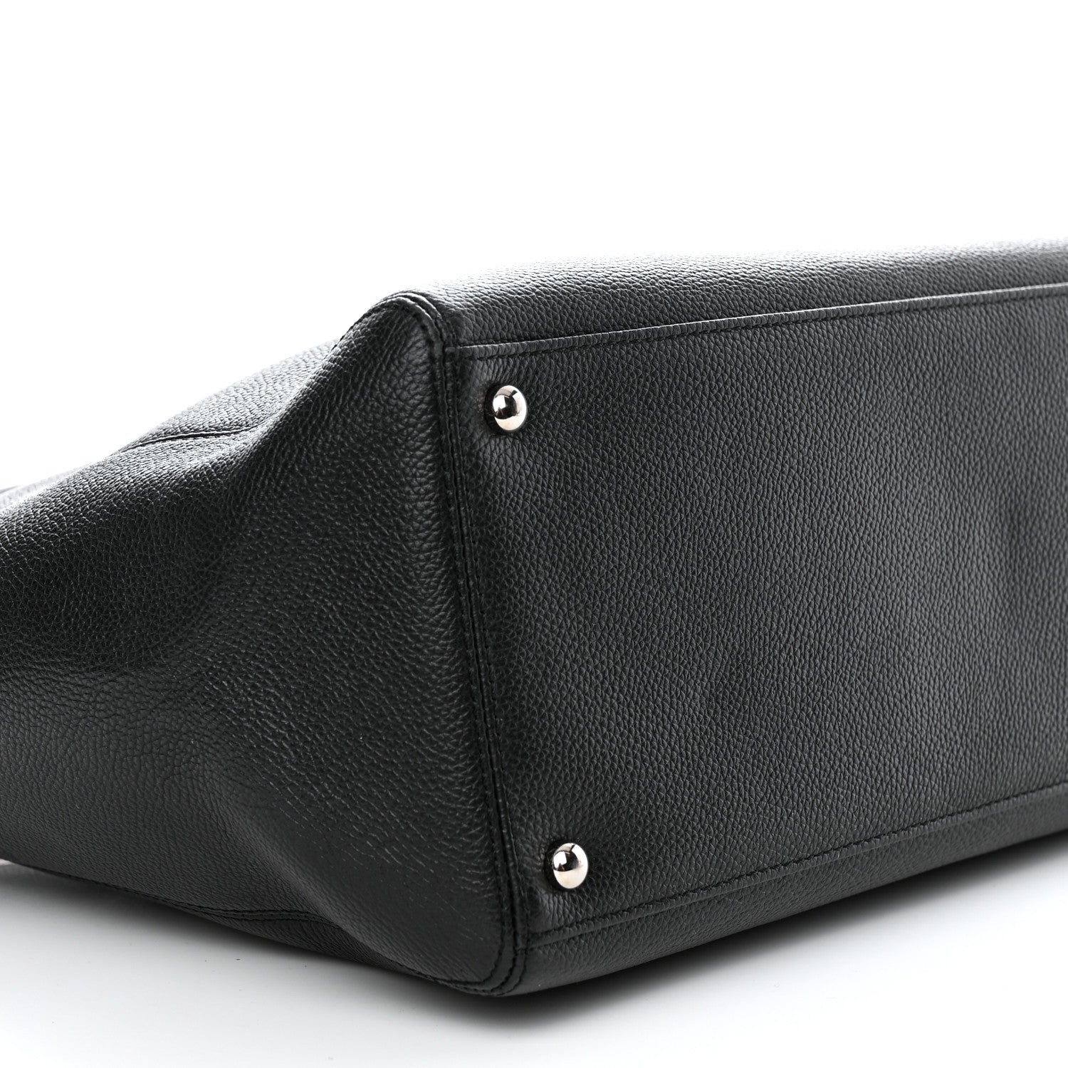 Chanel Calfskin Cerf Executive Shopper Tote Black 9 of 10