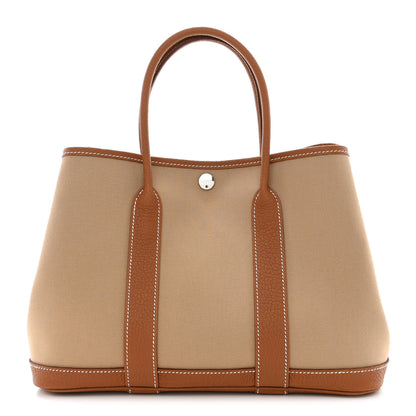 Hermes Toile Negonda Garden Party 30 TPM Trench Gold 1 of 10