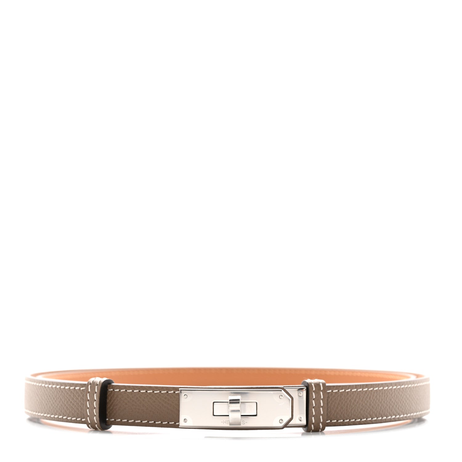 Hermes Epsom Kelly Belt Etoupe 1 of 5