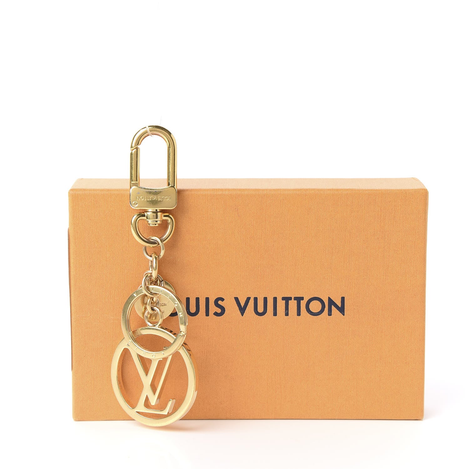 Louis Vuitton LV Circle Bag Charm Key Holder Gold 4 of 4