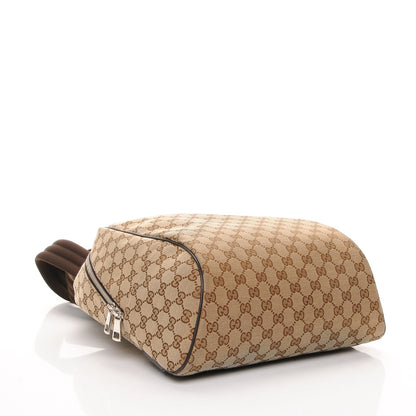 Gucci GG Monogram Travel Backpack Dark Brown 4 of 9