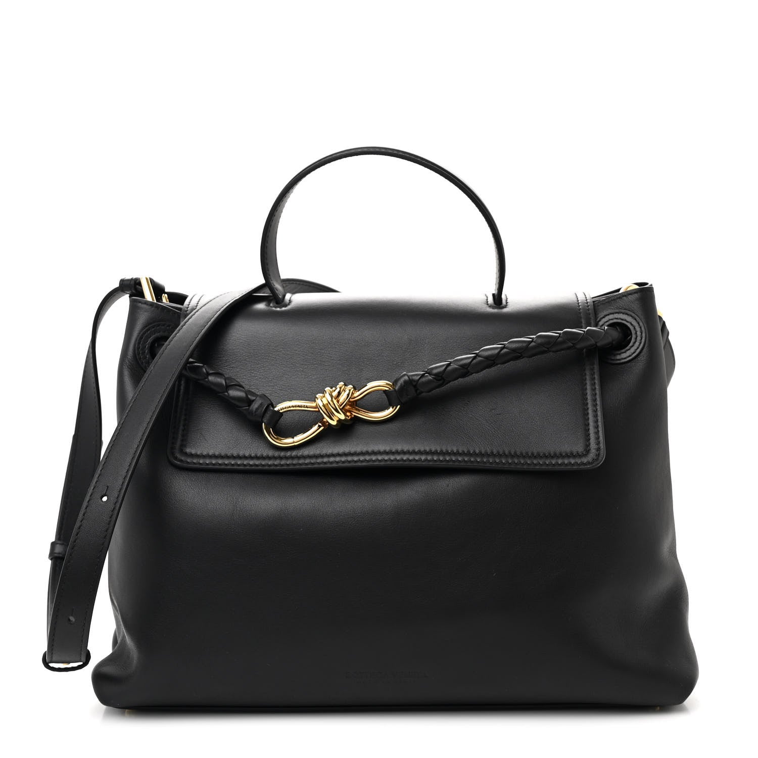 Bottega Veneta Silky Calfskin Medium Ciao Ciao Black 1 of 11