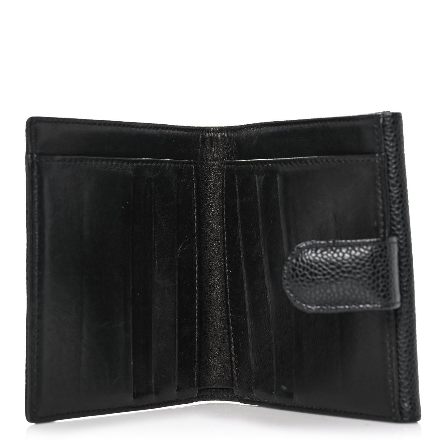 Caviar Timeless CC Flap Wallet Black