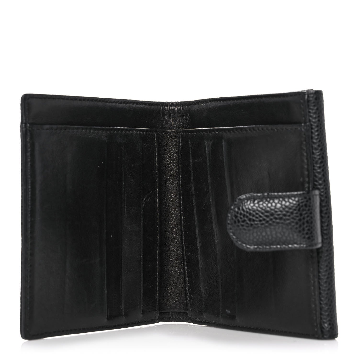 Chanel Caviar Timeless CC Flap Wallet Black 5 of 13