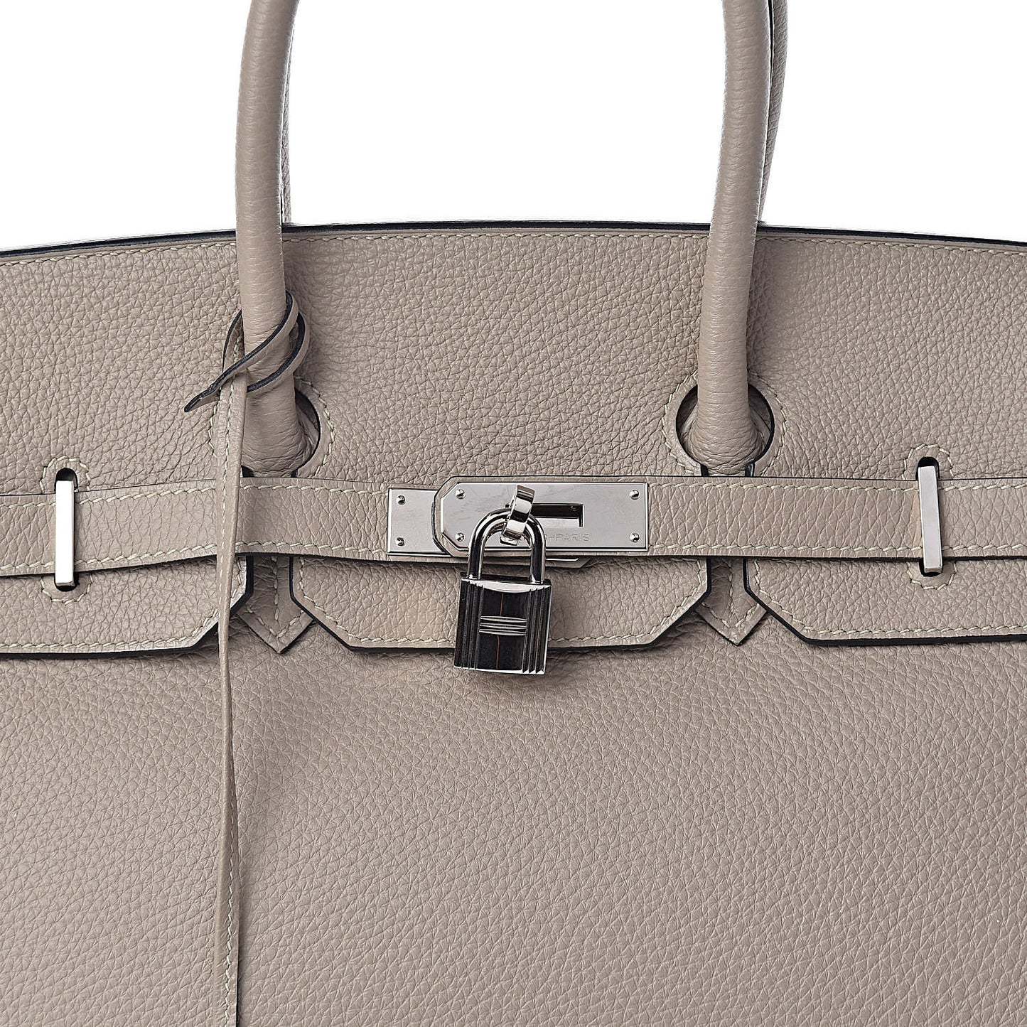 Taurillon Clemence Birkin 35 Gris Tourterelle
