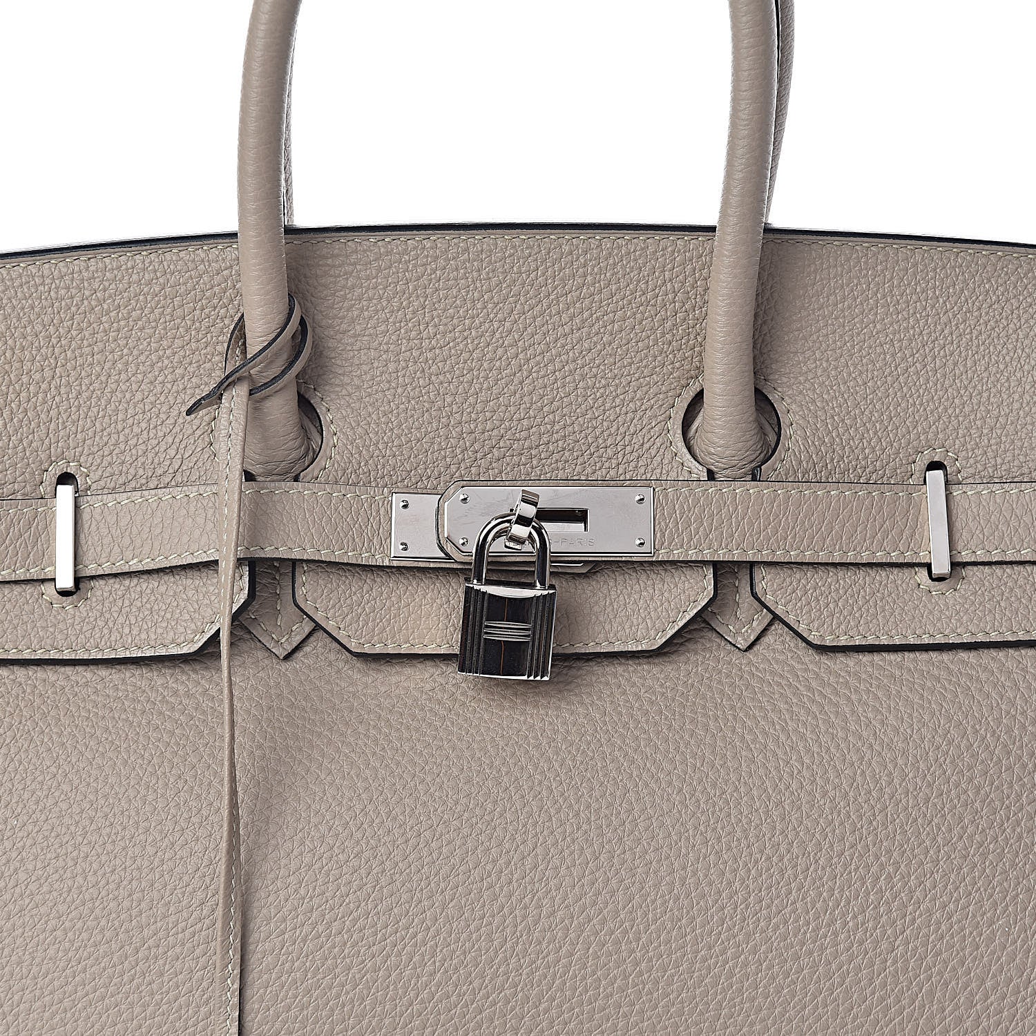 Hermes Taurillon Clemence Birkin 35 Gris Tourterelle 11 of 32