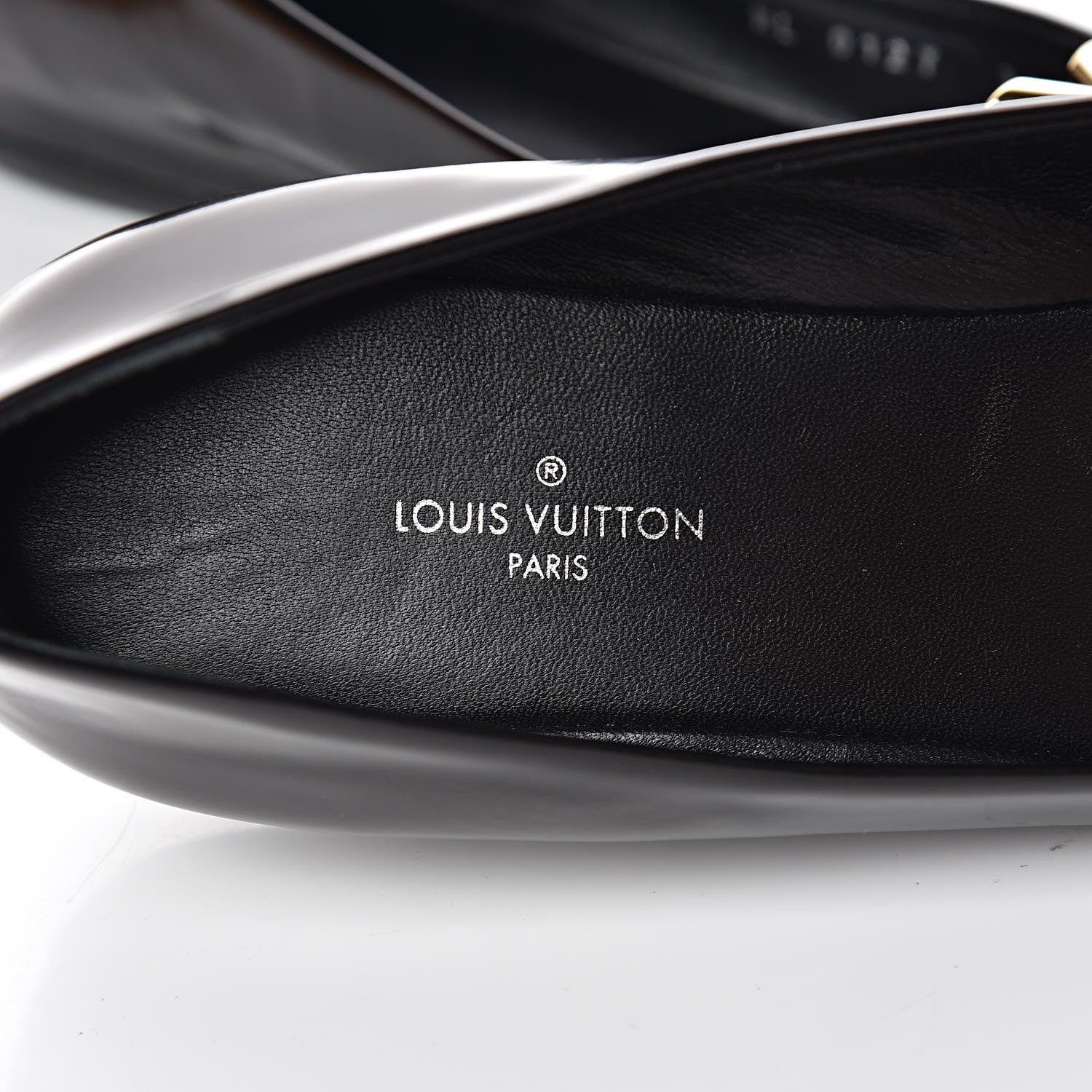 Louis Vuitton Glazed Calfskin Heartbreaker Ballerina Flats 37.5 Black 6 of 9