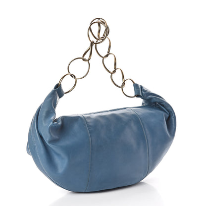 Chanel Lambskin Small Chain Shoulder Bag Turquoise 3 of 10