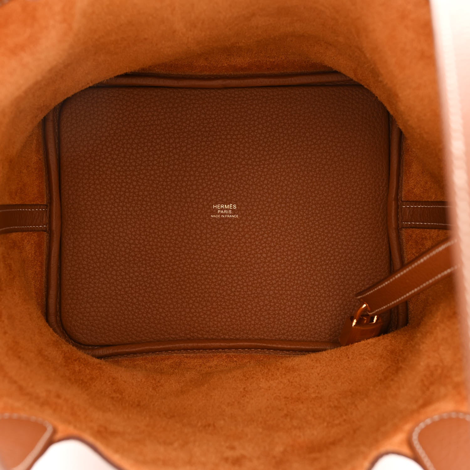 Hermes Taurillon Clemence Picotin Lock 22 MM Gold 5 of 10