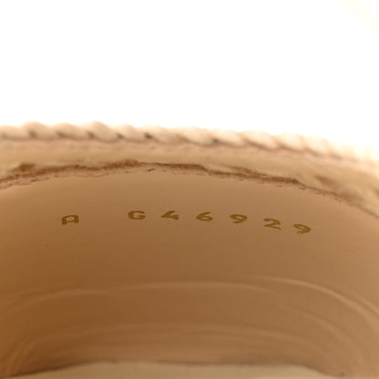 Chanel Satin Braided Slingback Flats 40.5 Beige 9 of 10