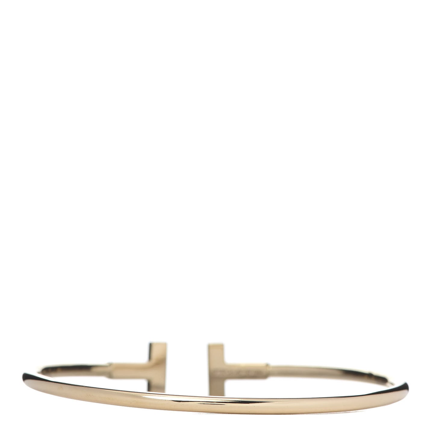 18K Yellow Gold T Wire Bracelet