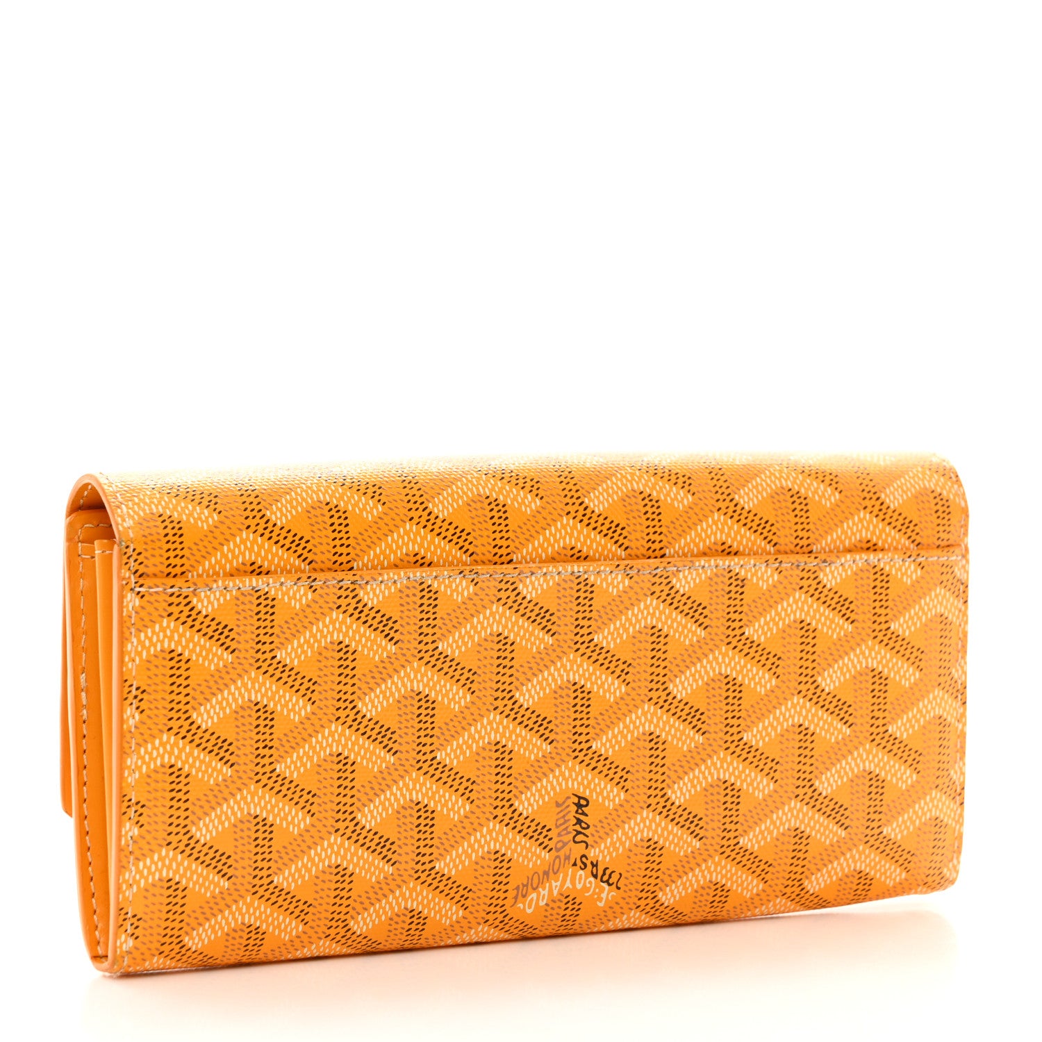 Goyard Goyardine Varenne Long Wallet Yellow 3 of 9