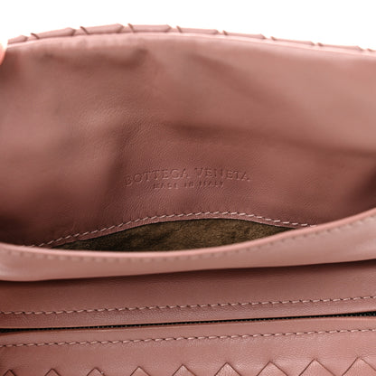 Bottega Veneta Nappa Intrecciato Small Chain Crossbody Dusty Rose 8 of 18