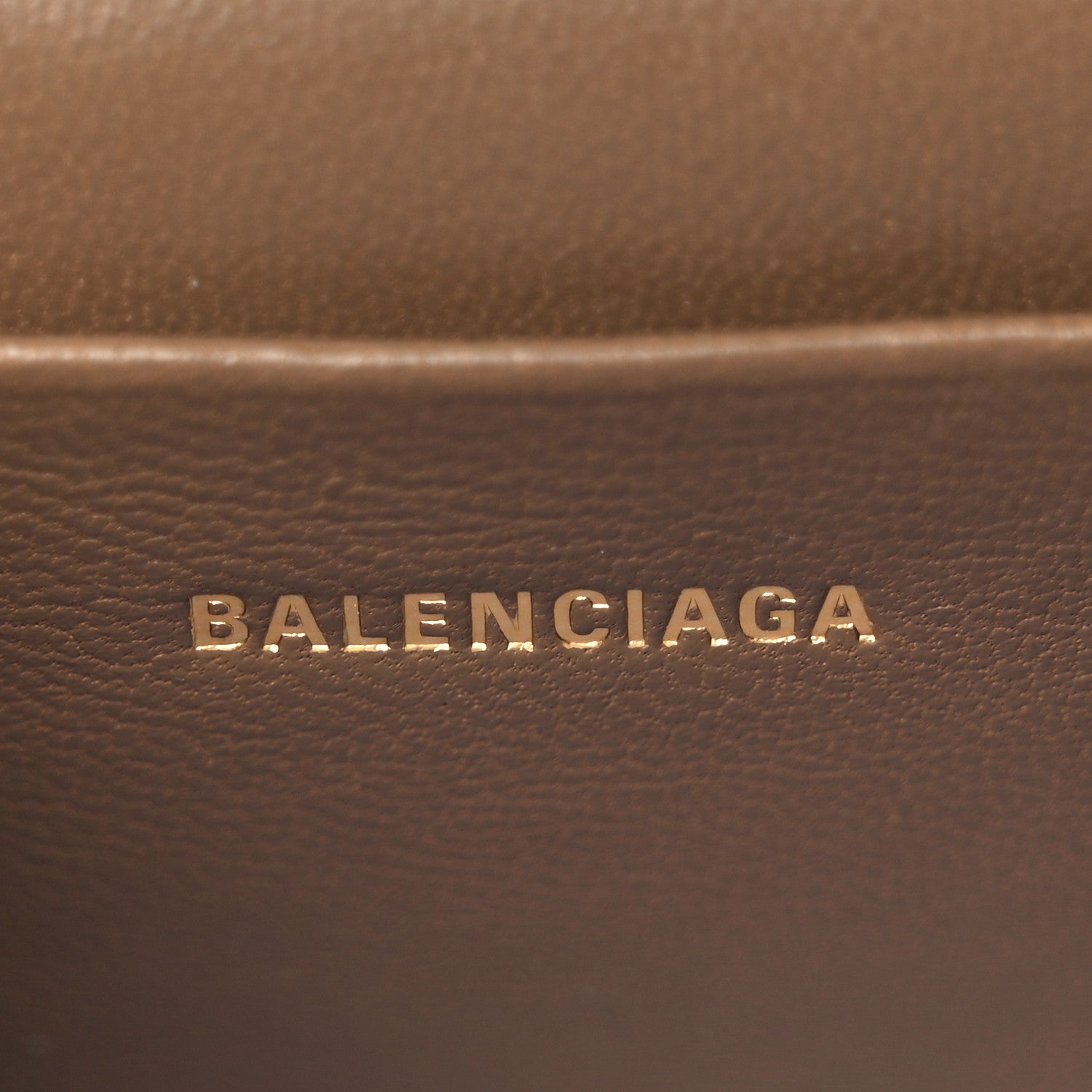 Balenciaga Coated Canvas BB Monogram Hourglass Top Handle Bag Mini with Chain Beige Brown 5 of 7