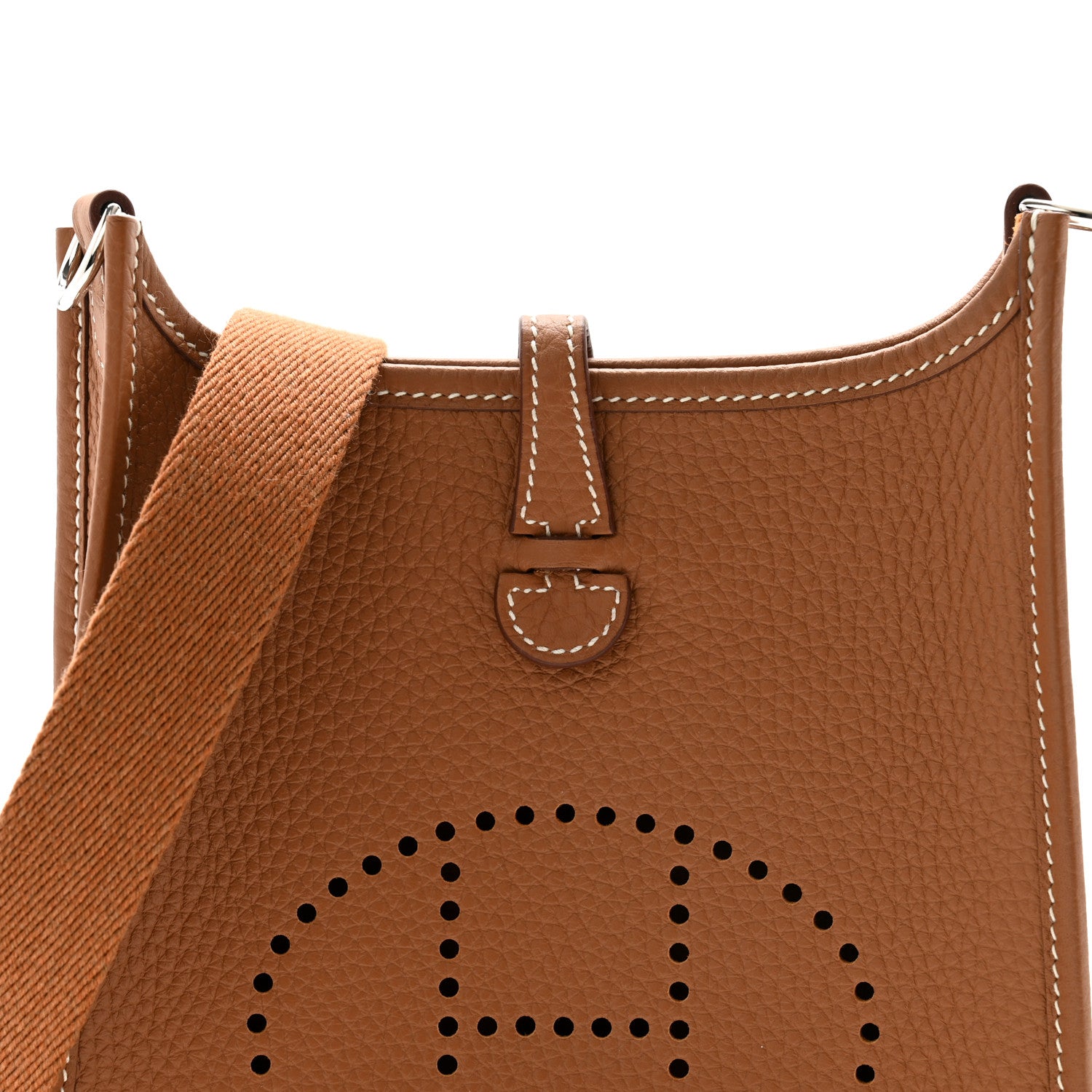 Hermes Taurillon Clemence Evelyne TPM Gold 8 of 11