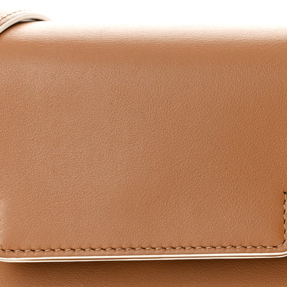 Delvaux Calfskin MM Tempete Satchel Camel 9 of 12