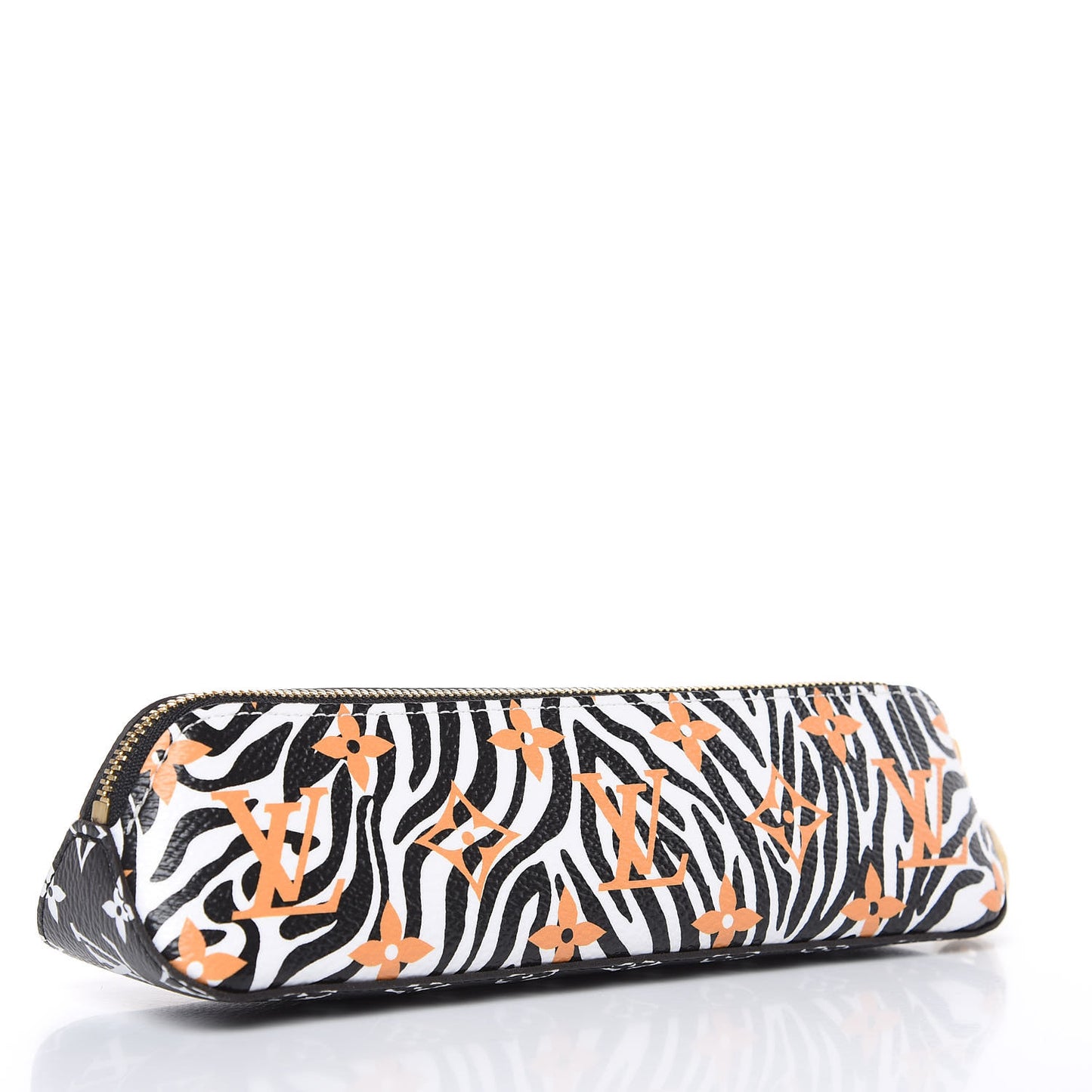 Monogram Giant Jungle Elizabeth Pencil Pouch Caramel