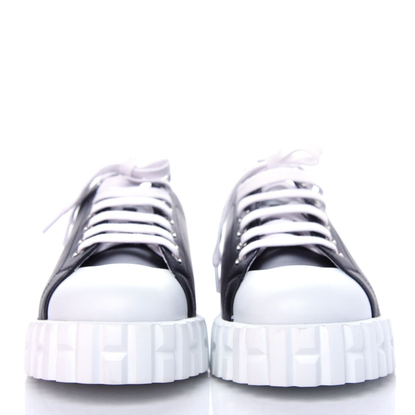 Calfskin Cross Sneakers 40 Black