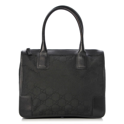 Gucci Nylon Monogram Tote Bag Black 1 of 8
