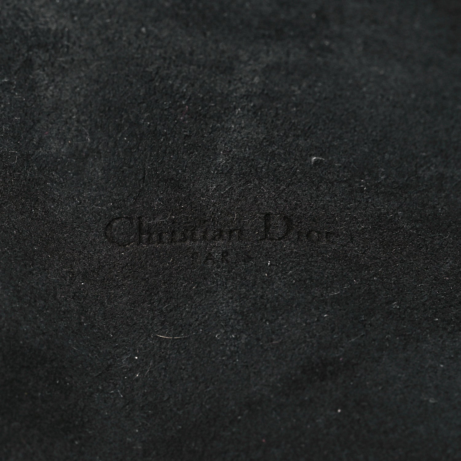 Christian Dior Grained Calfskin Caro Double Pouch Black 6 of 6
