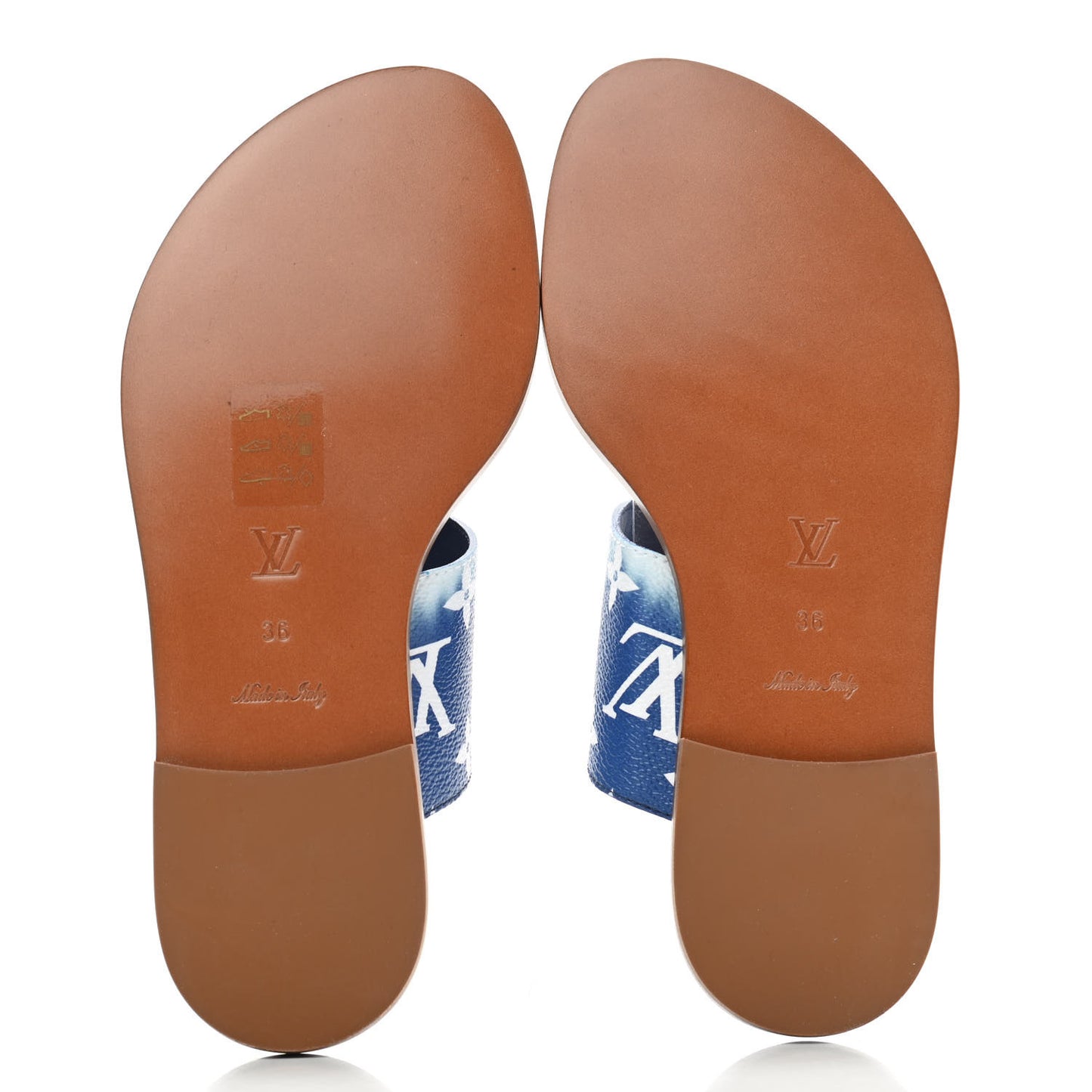 Monogram Escale Palma Sandals 36 Blue