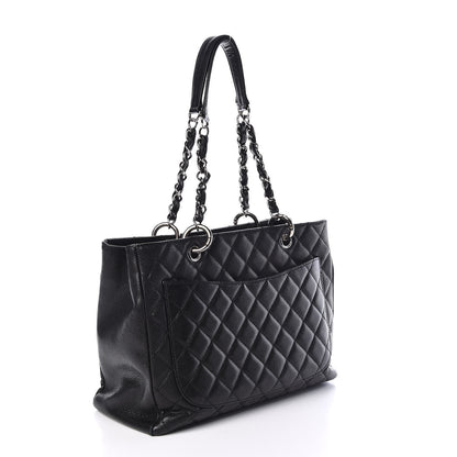 Chanel Caviar Quilted Grand Shopping Tote GST Black 3 of 11