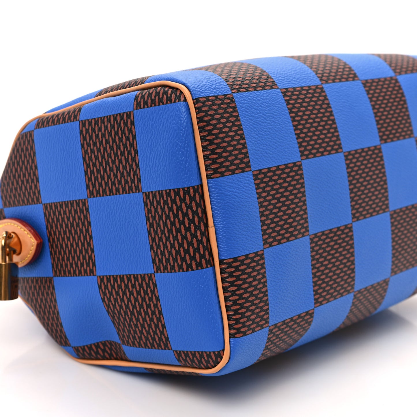 Damier Pop Speedy Bandouliere 25 Blue