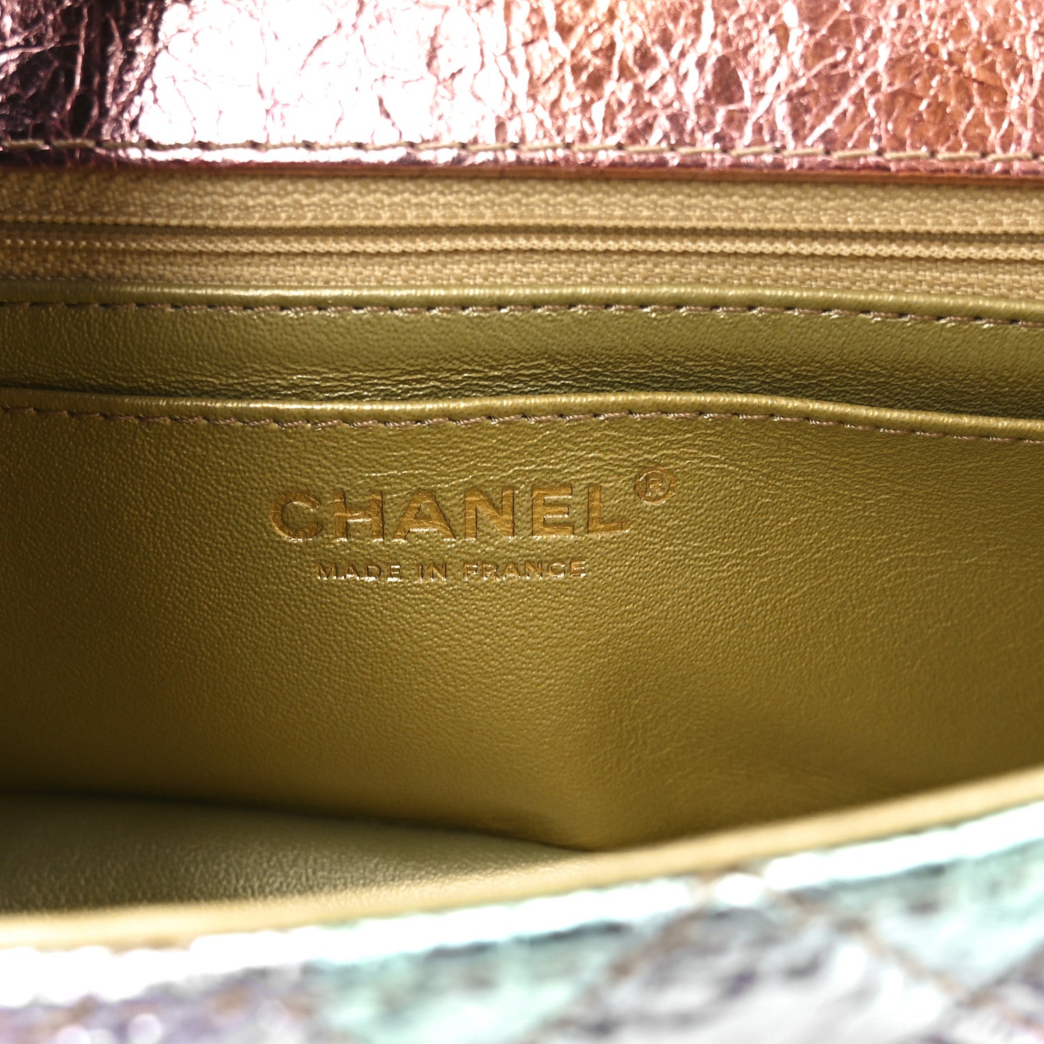 Chanel Metallic Goatskin Quilted Mini 2.55 Reissue Flap Multicolor 6 of 10