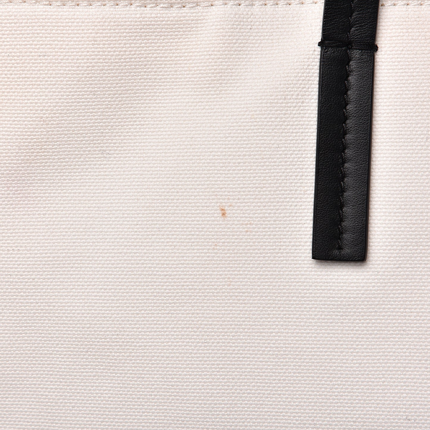 Canvas Logo Tote Black White