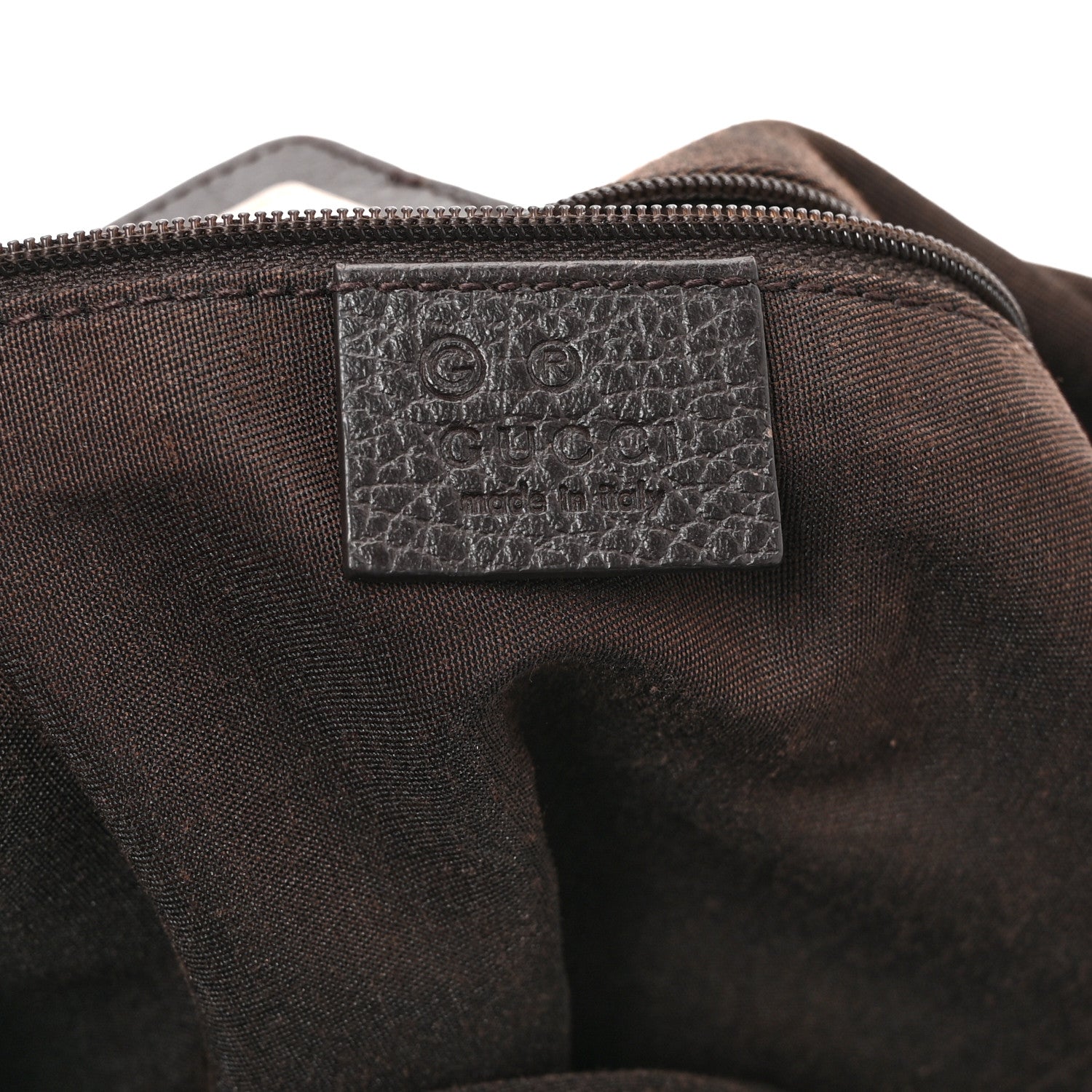 Gucci Monogram Medium Abbey Convertible Tote Dark Brown 6 of 10