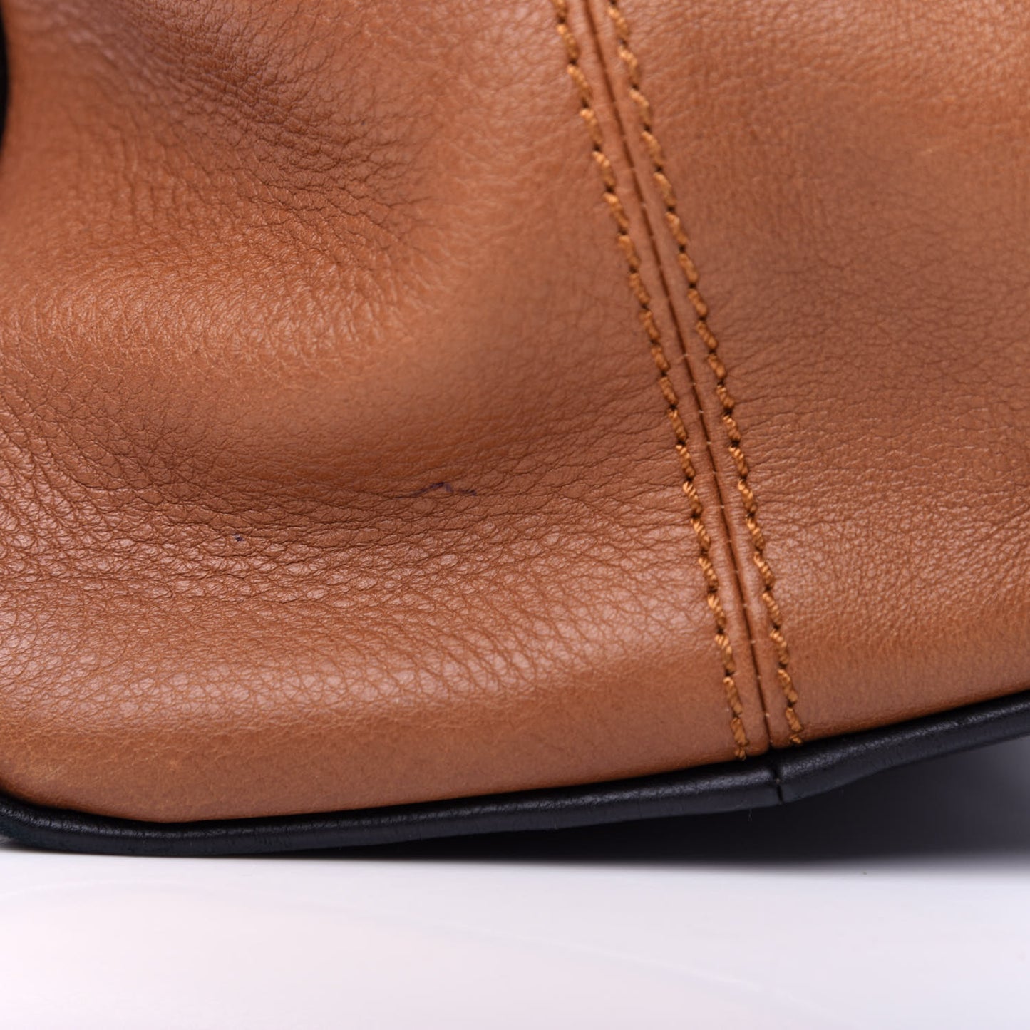 Calfskin Colorblock Large Chameleon Tote Biscotto