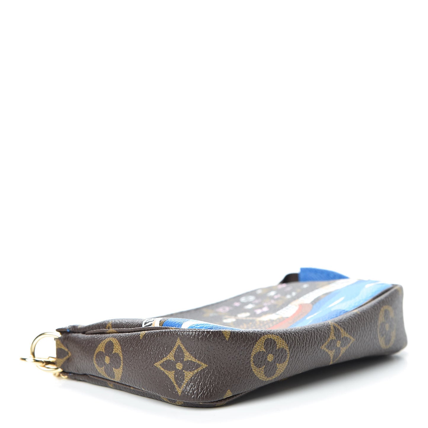 Monogram 2019 Christmas Animation Mini Venice Pochette Accessories Blue
