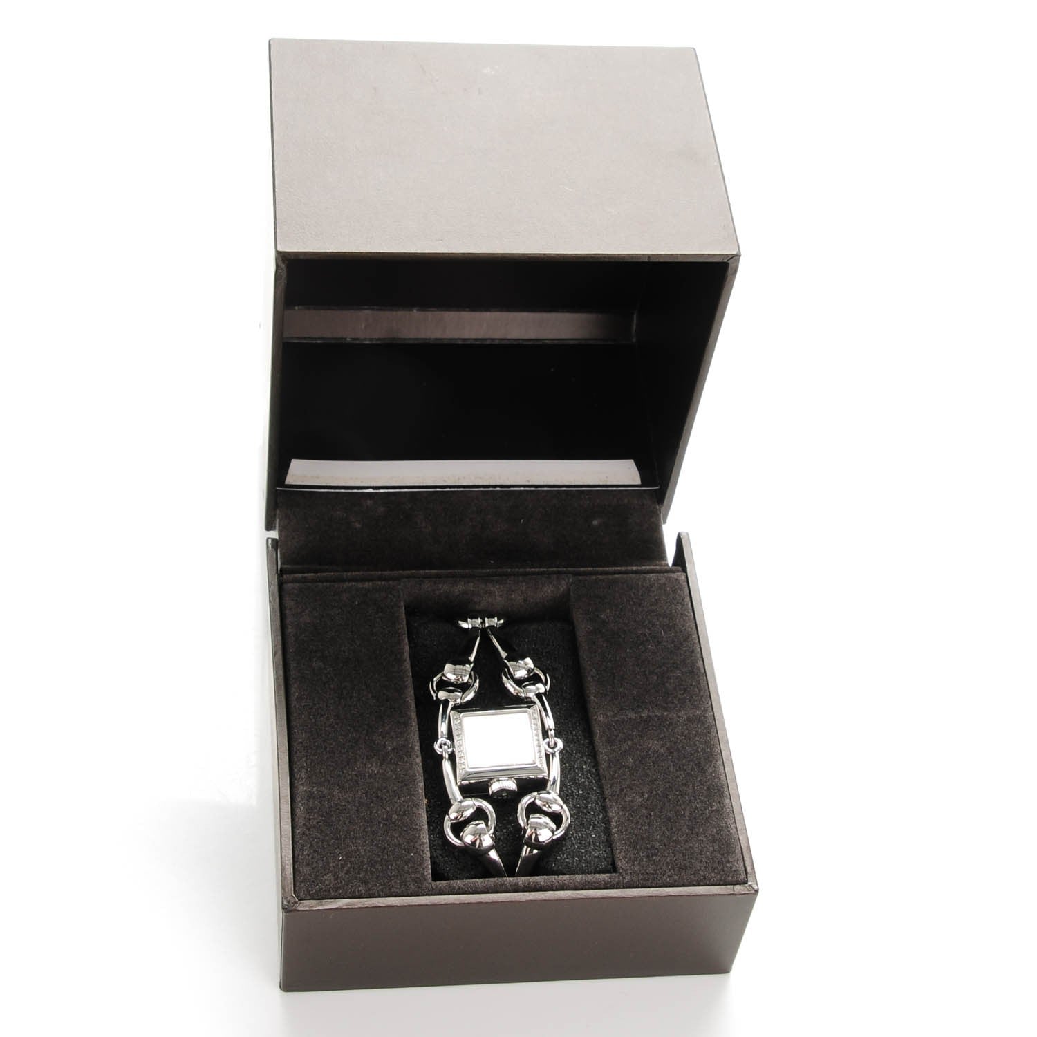 Gucci Stainless Steel Diamond Bezel Mother of Pearl 20mm Signoria Quartz Watch 9 of 9