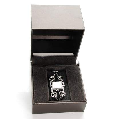 Gucci Stainless Steel Diamond Bezel Mother of Pearl 20mm Signoria Quartz Watch 9 of 9