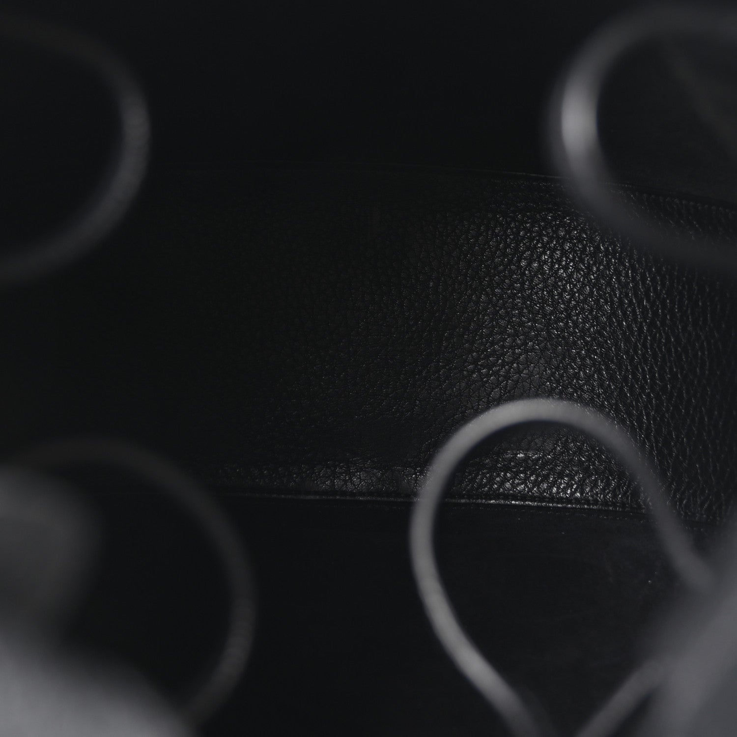 The Row Grained Calfskin Drawstring Pouch Black 5 of 9