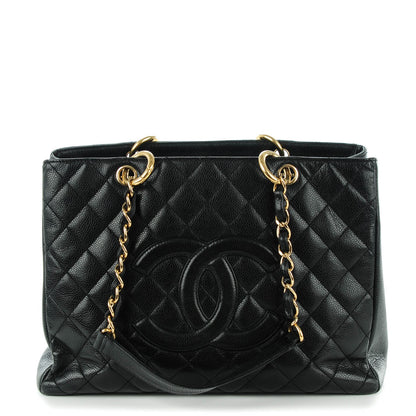 Chanel Caviar Quilted Grand Shopping Tote GST Black 1 of 7