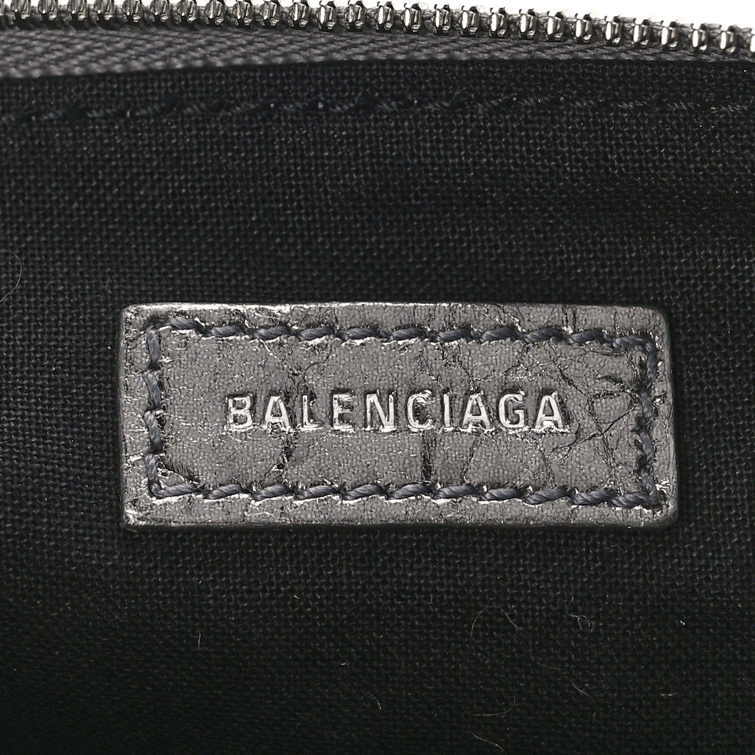 Balenciaga Metallic Agneau Arena Mini Le Cagole Multi Pouch Silver 5 of 8