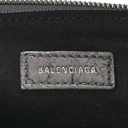 Balenciaga Metallic Agneau Arena Mini Le Cagole Multi Pouch Silver 5 of 8