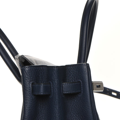 Hermes Taurillon Clemence Birkin 35 Bleu Abysse 10 of 27