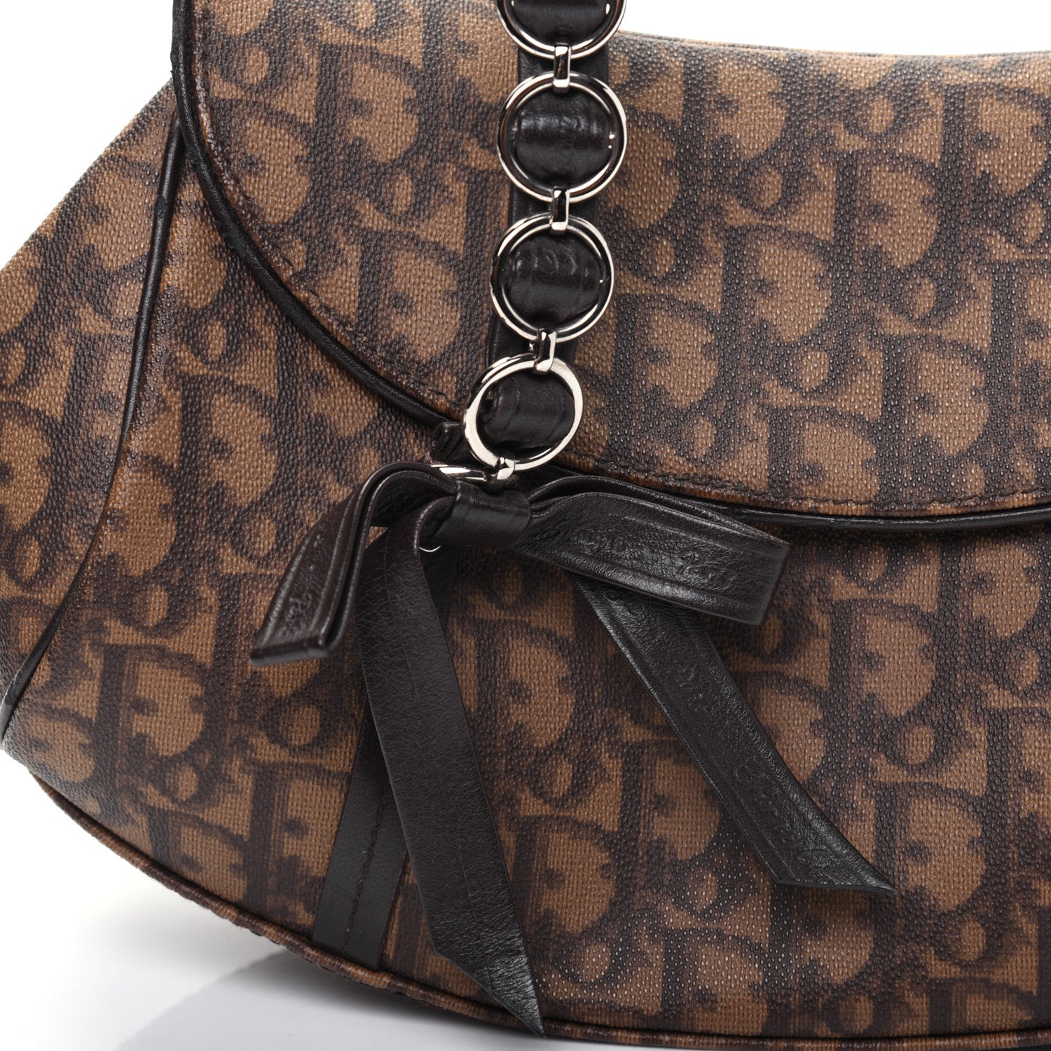 Christian Dior Monogram Romantique Trotter Bag Brown 20 of 21