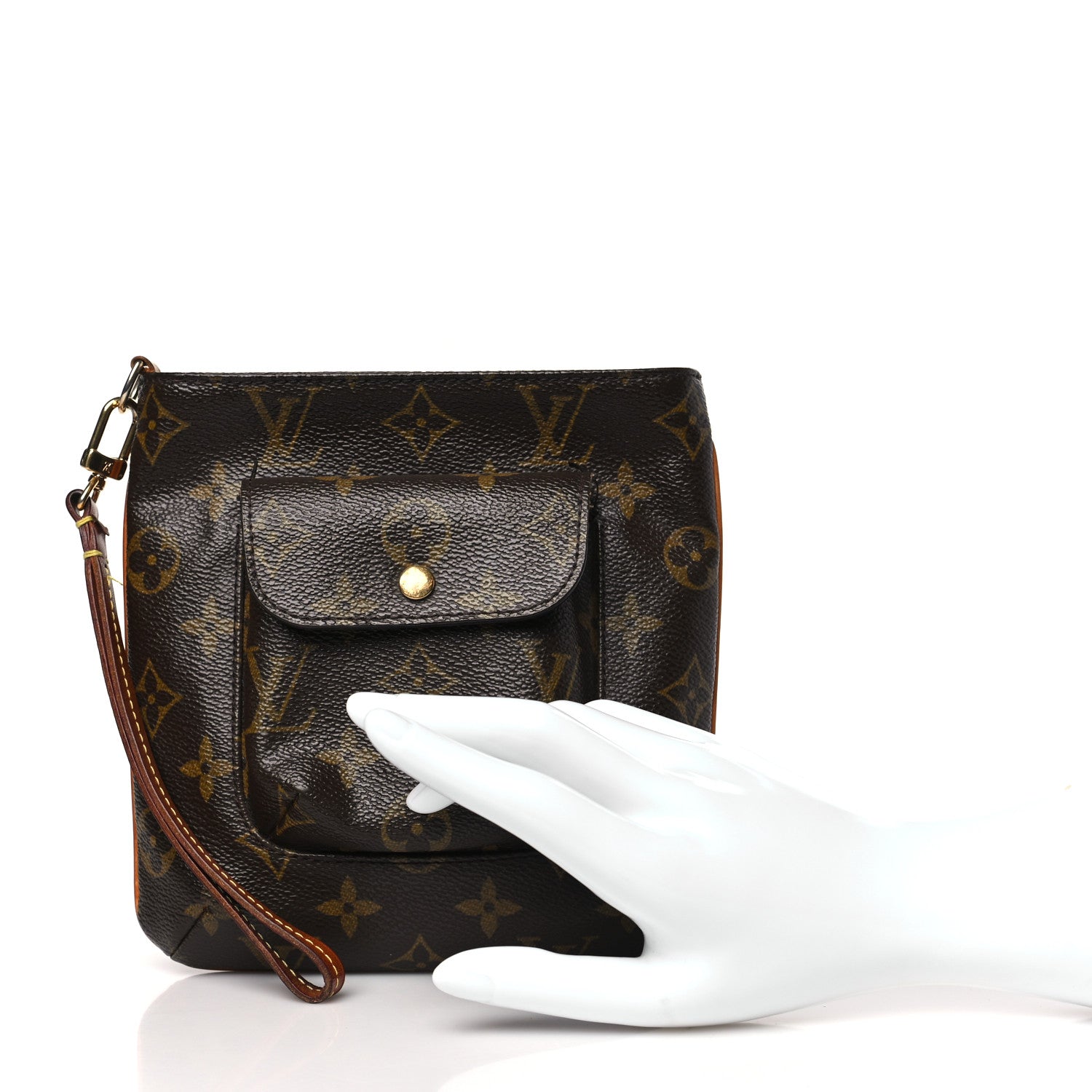 Louis Vuitton Monogram Partition Wristlet 2 of 13