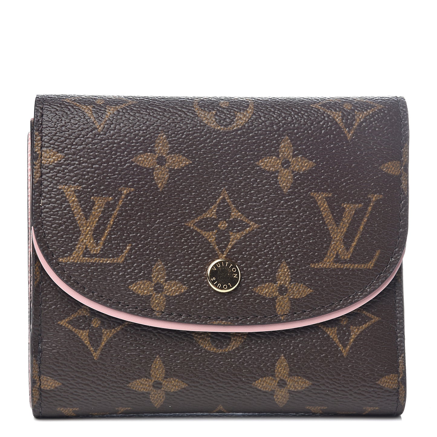 Monogram Ariane Compact Wallet Rose Ballerine