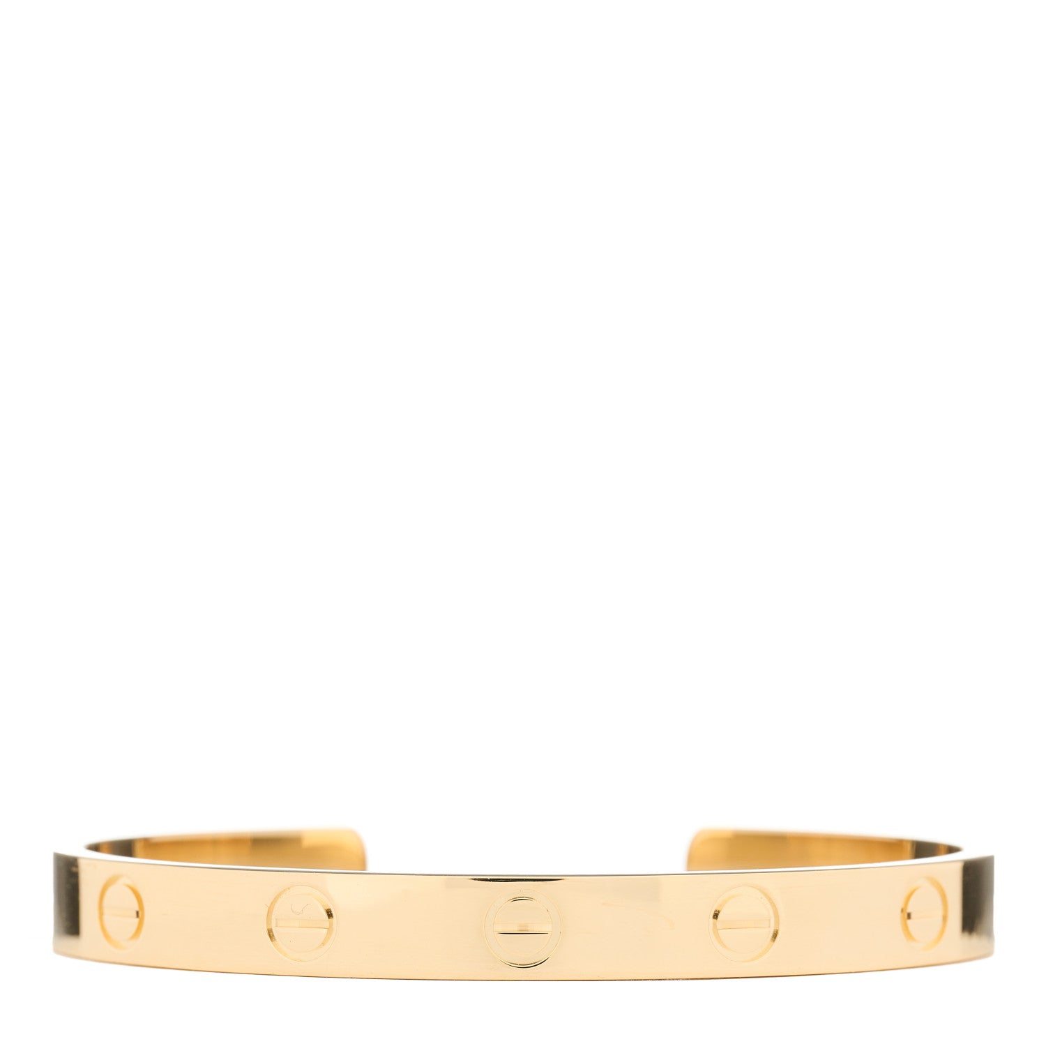 Cartier 18K Yellow Gold LOVE Cuff Bracelet 16 1 of 4