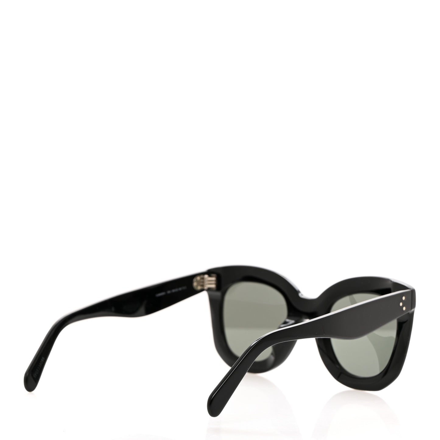 Oversized Round Sunglasses CL4005FN Black